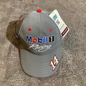 Chase Authentics NASCAR Mobil 1 Racing 14 Hat Gray SM MD NWT